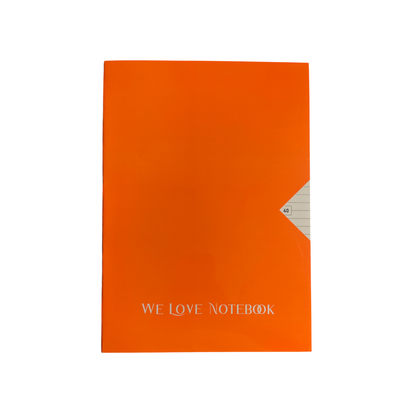 40 Sheets Italian Lined Stapled Notebook A4 - BE