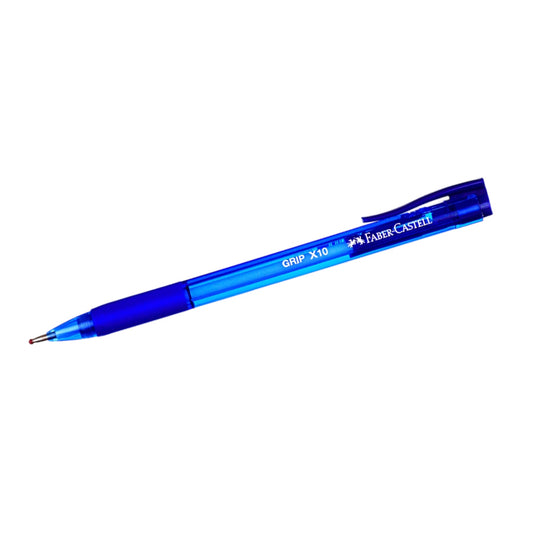 Faber-Castell Ballpoint Pen, Blue, GRIPX10  - 1mm