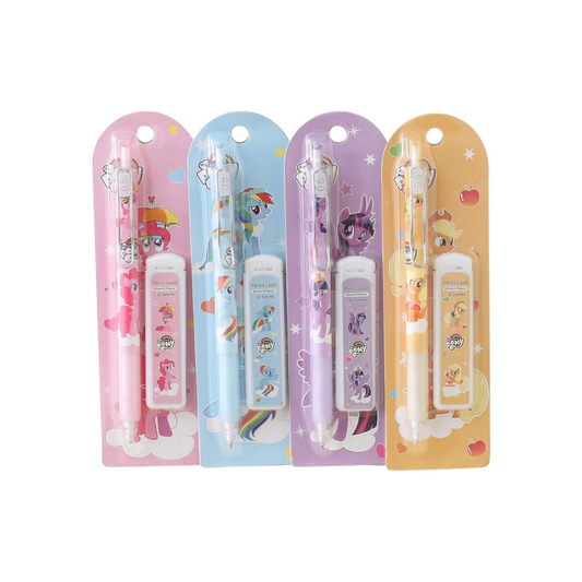 Disney Pony themed mechanical pencil and lead refill set HB 0.5mm