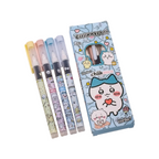 Ehikawa Gel Pen 4 Blue Pens Set 0.5 mm