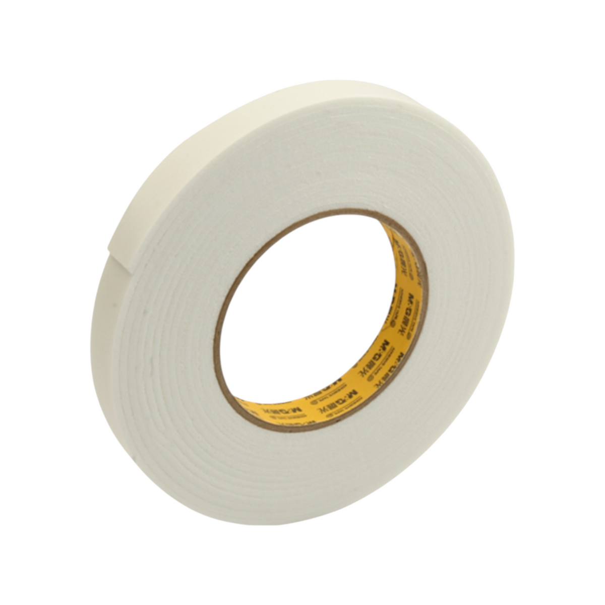 Elite Stationery House off-white double-sided foam tape roll, 18mm wide, ideal for mounting small lightweight items.