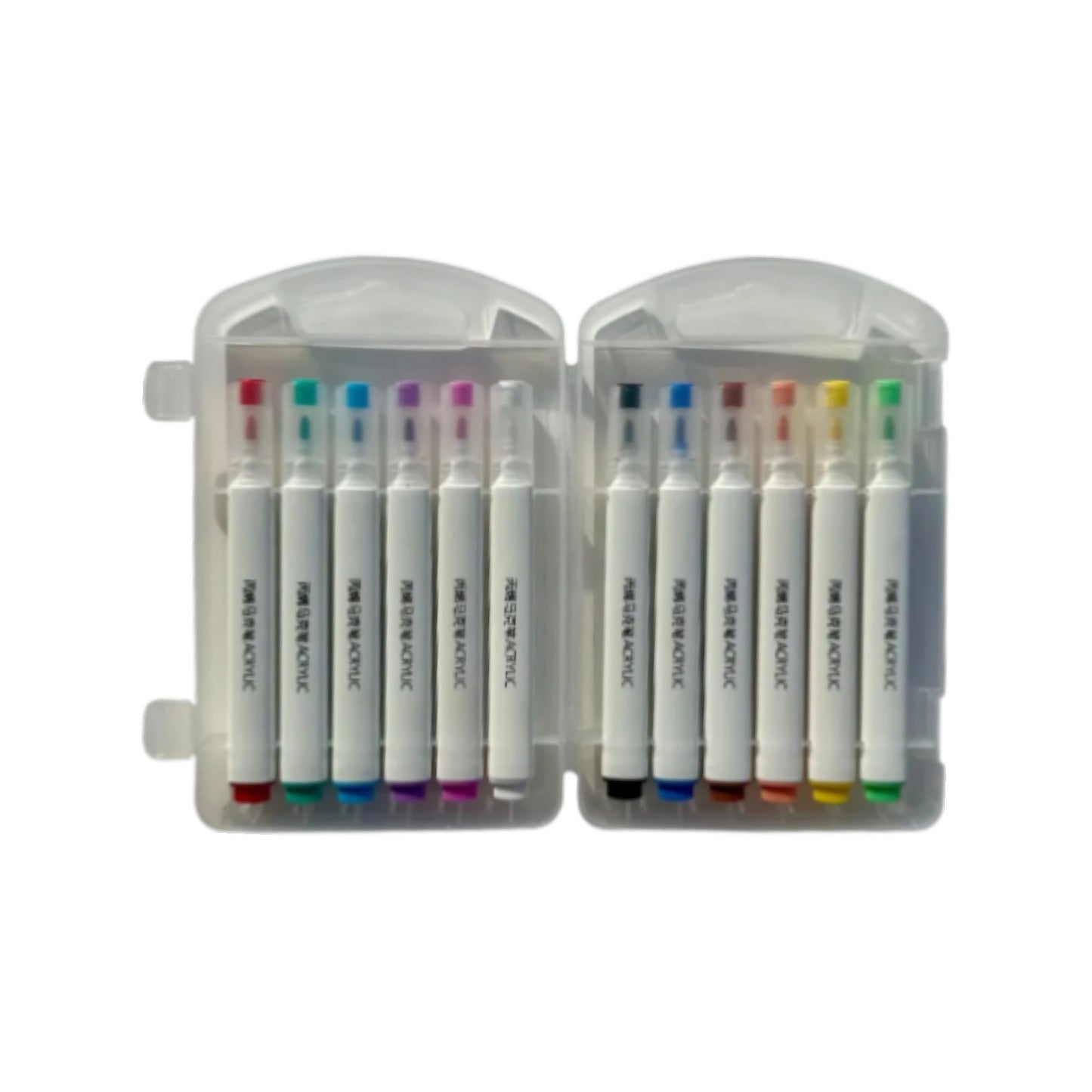 12 Colors Acrylic Markers for Writing and Drawing