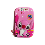 3D Pencil Case Large Stitch Pink 2