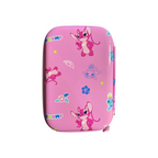 3D Pencil Case Large Stitch Pink