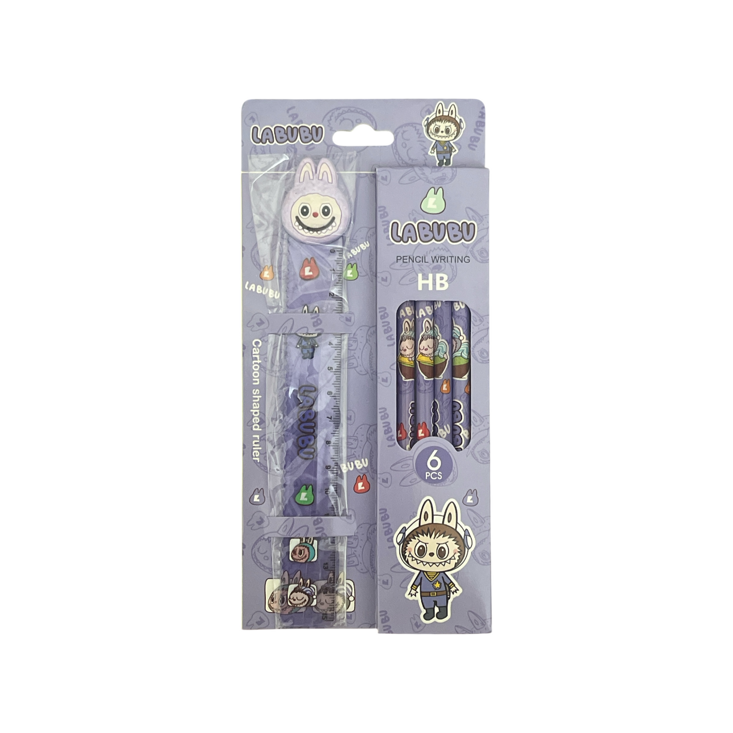 Lapopo Pen Set - 6 Pencils + Ruler