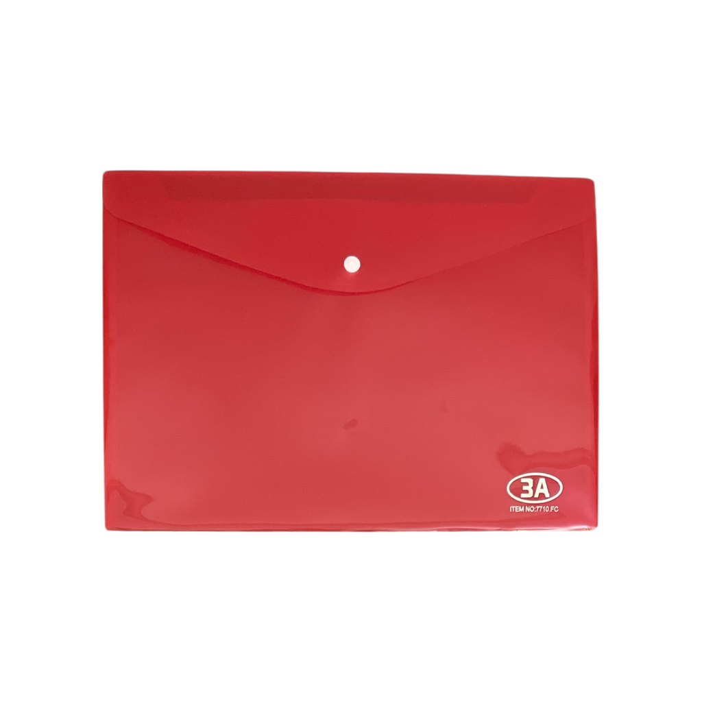 3A Plastic Paper Keeper 26 * 35 cm with Clips