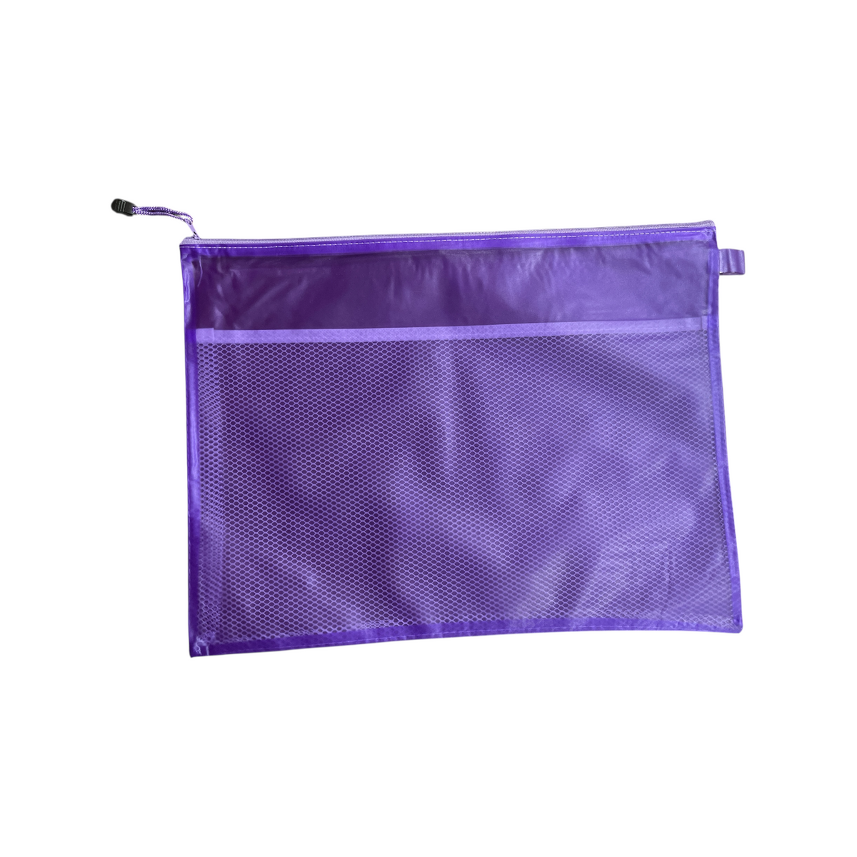 A5 Small Mesh Zipper Bag 2 Pockets 1 File - 24*34 cm