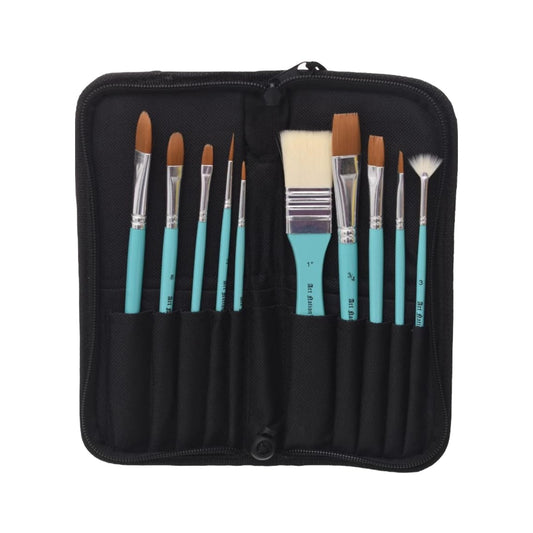 Art Nation Set Of 10 Pieces Gouache Color Brushes