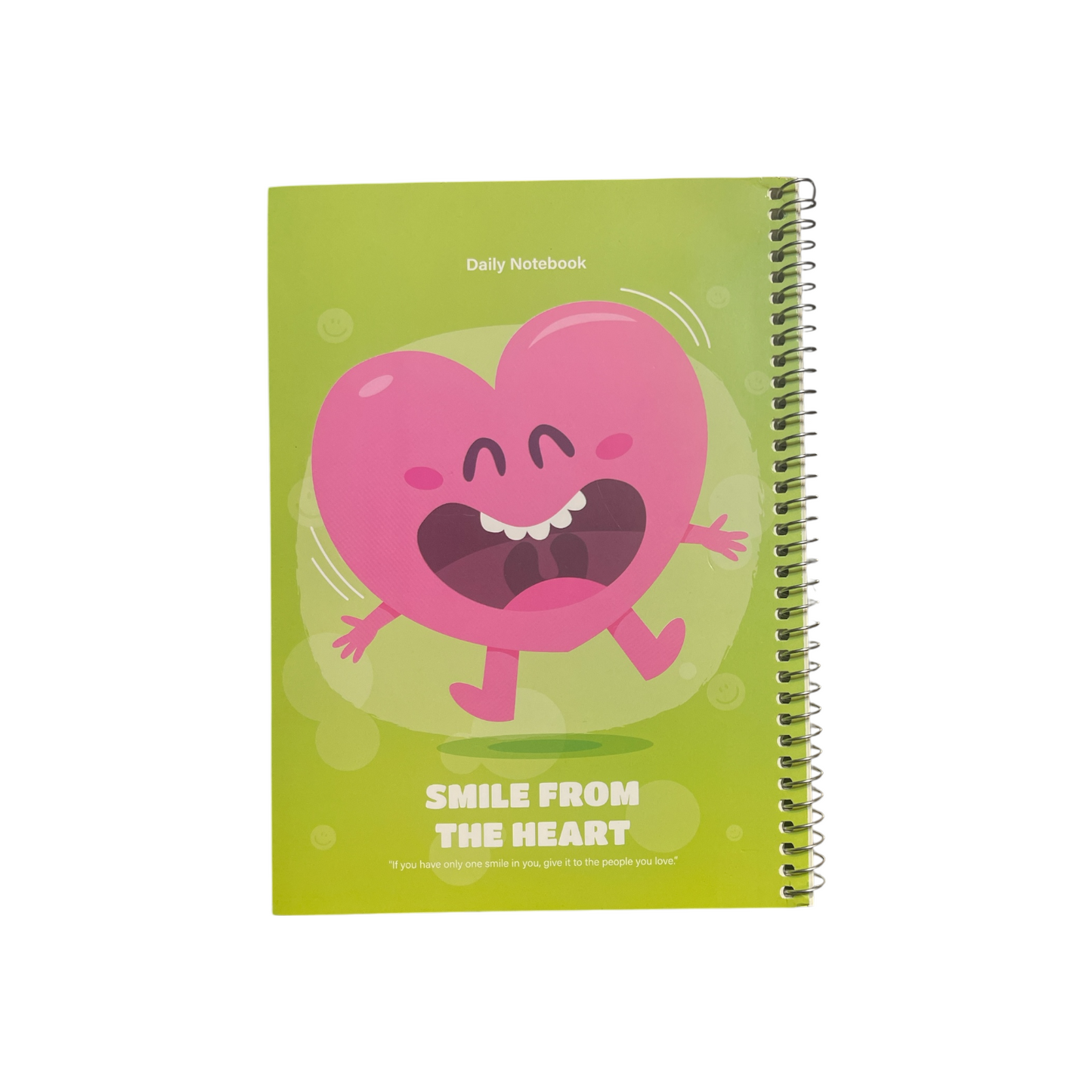 60 Sheets Notebook Wired A5 - Smile Lined