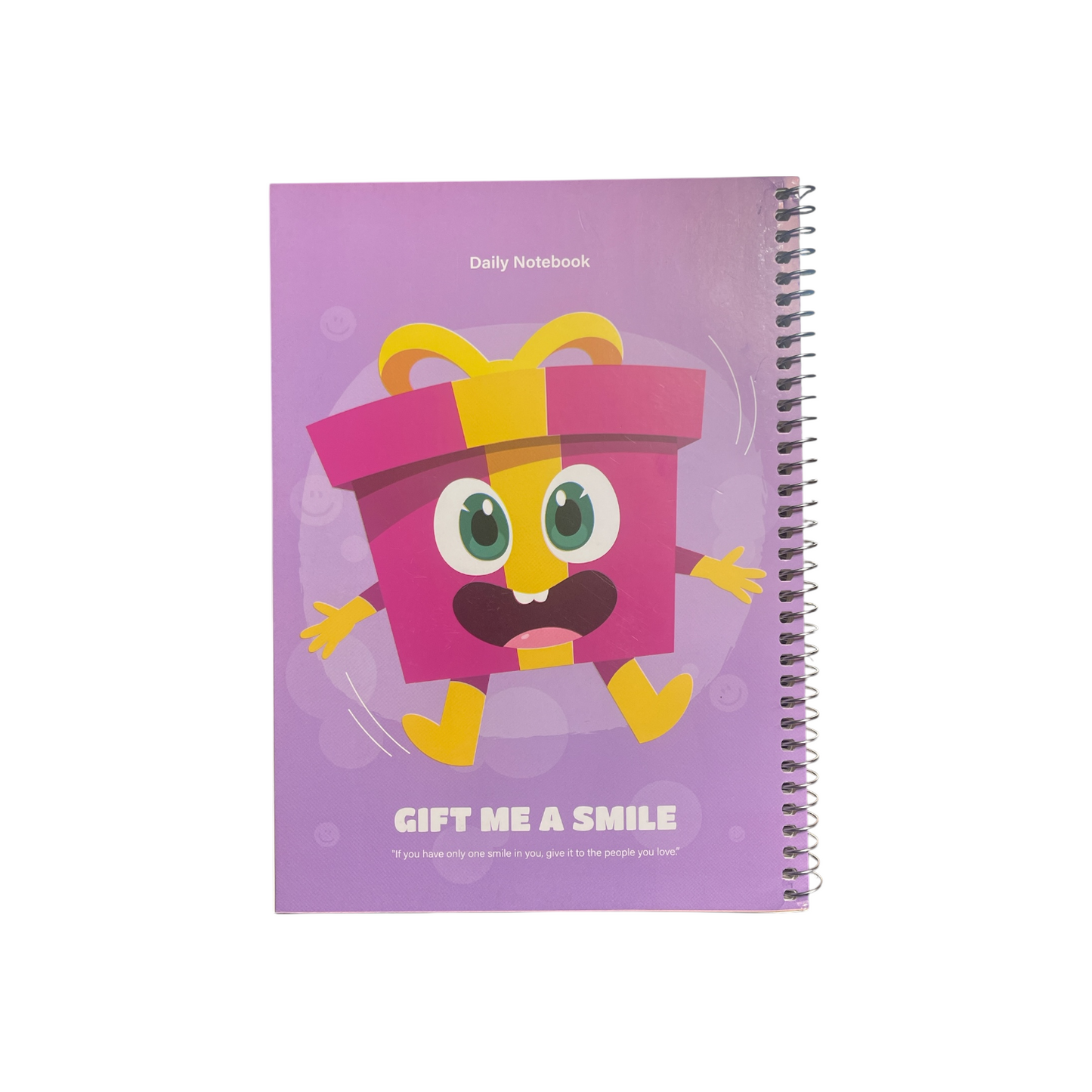 60 Sheets Notebook Wired A5 - Smile Lined