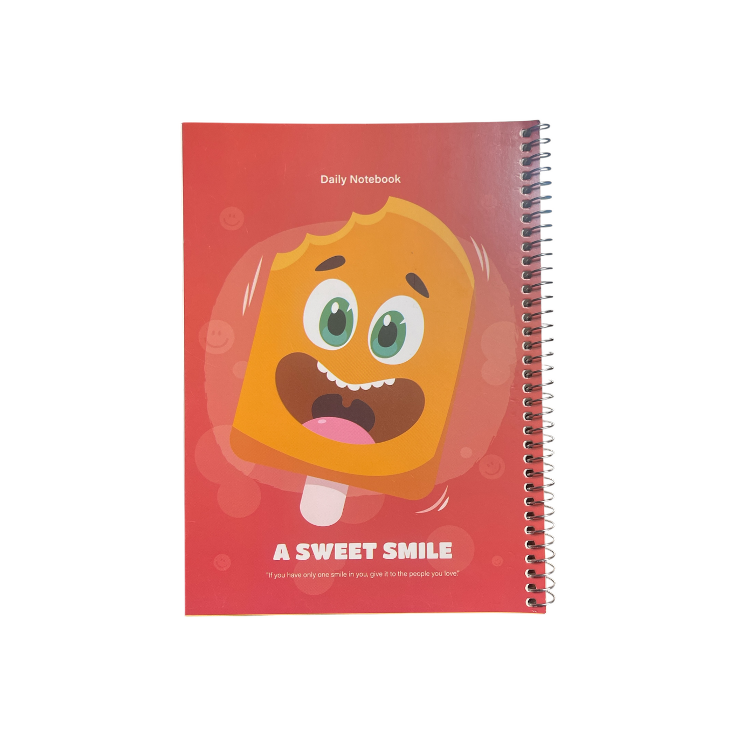 60 Sheets Notebook Wired A5 - Smile Lined