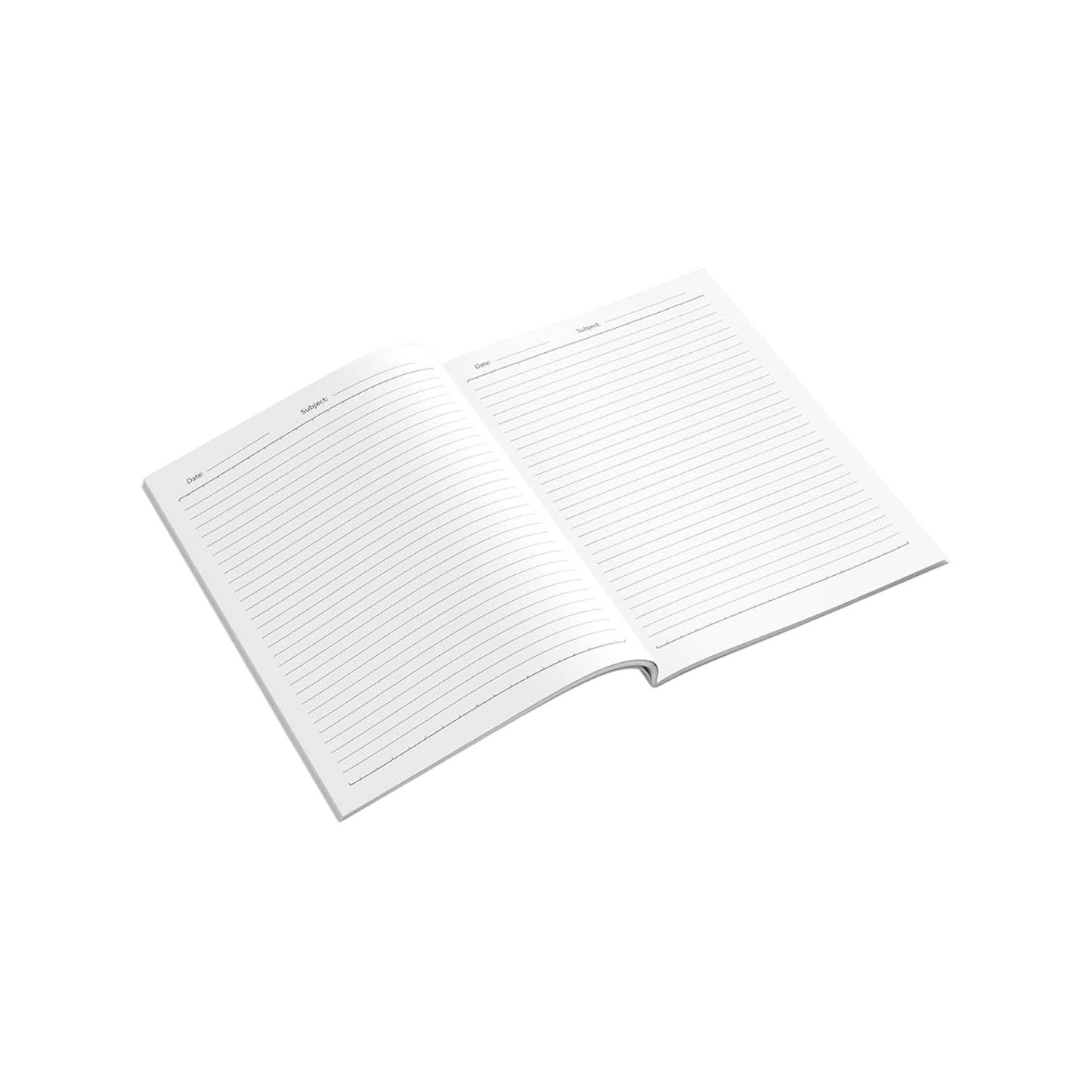 Stapled A5 Notebook Lined 40 pages