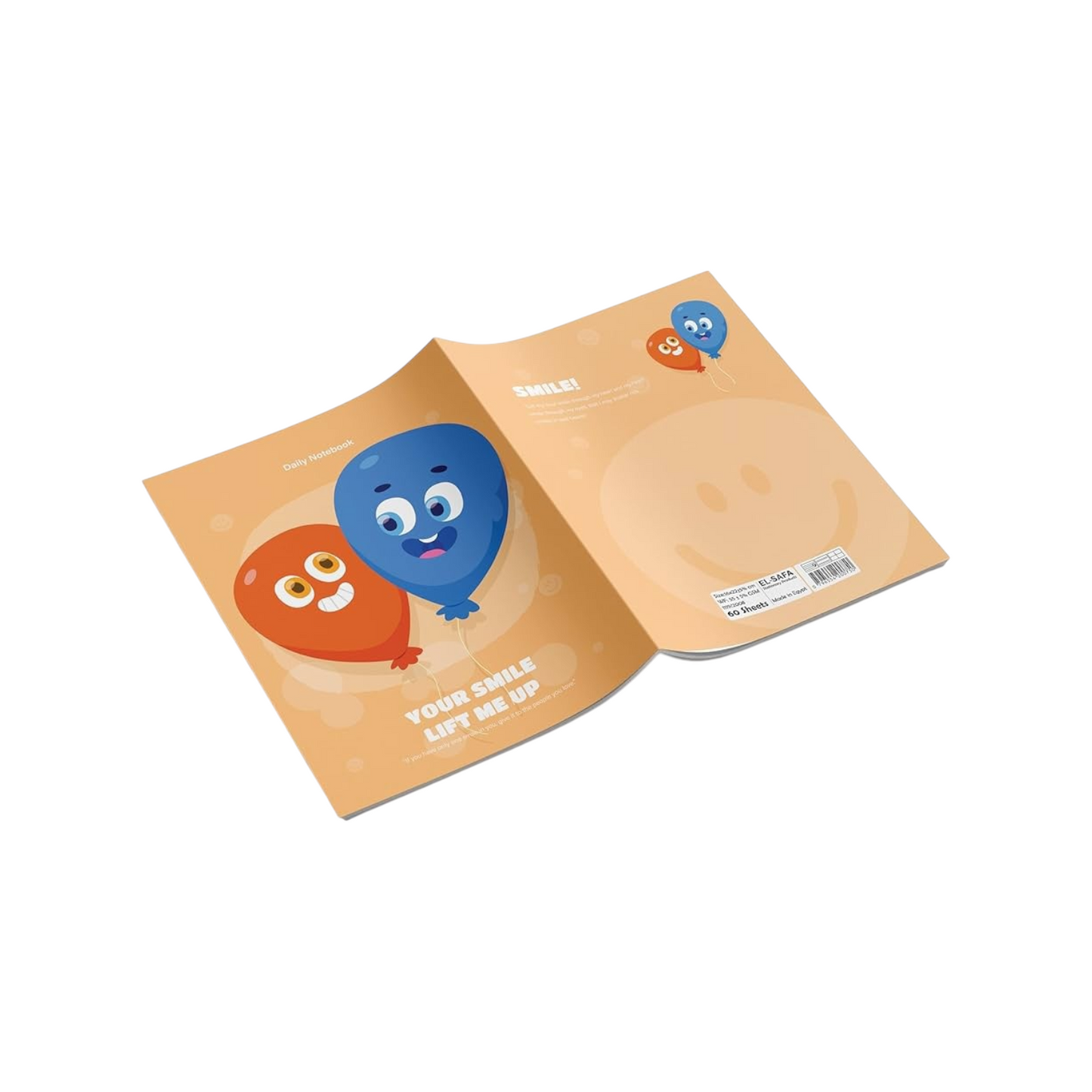 Stapled A5 Notebook Lined 40 pages