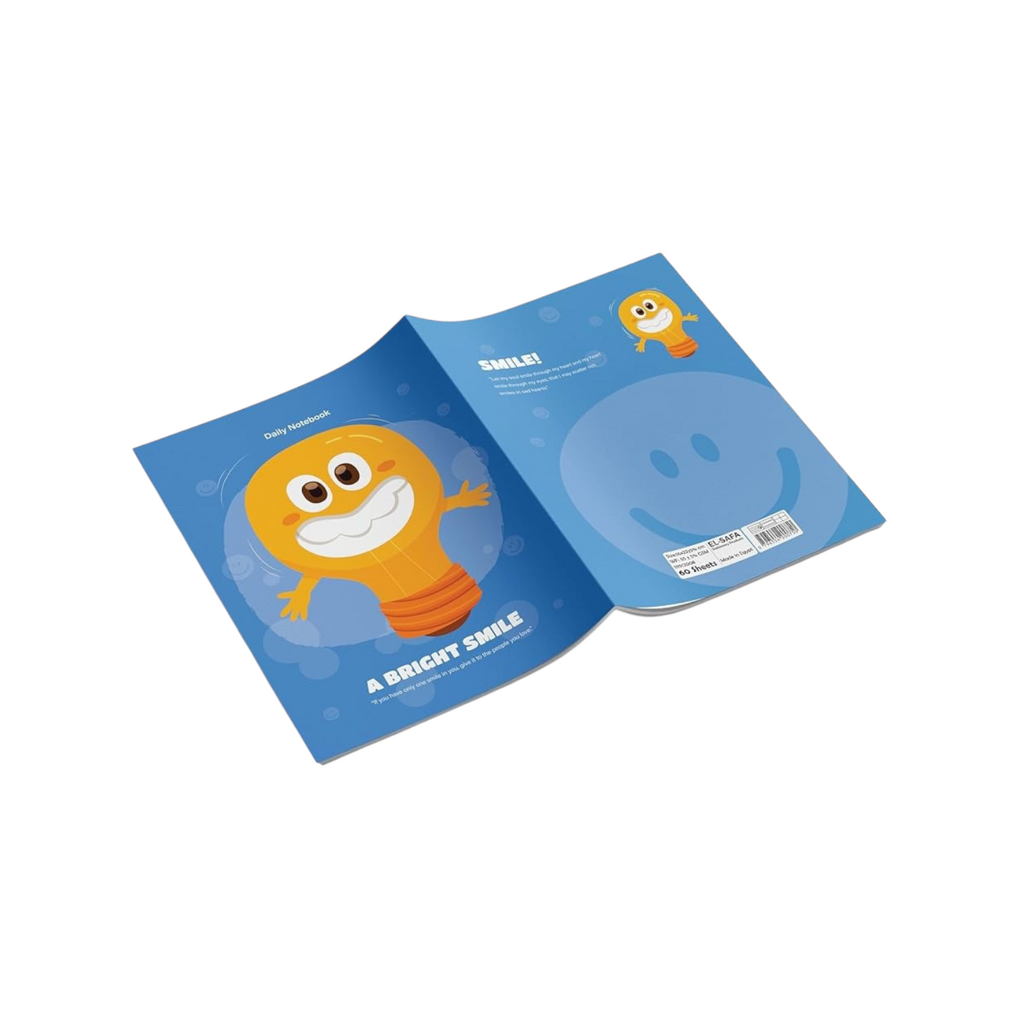 Stapled A5 Notebook Lined 40 pages