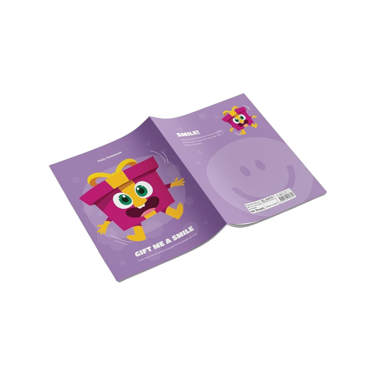 Stapled A5 Notebook Lined 40 pages