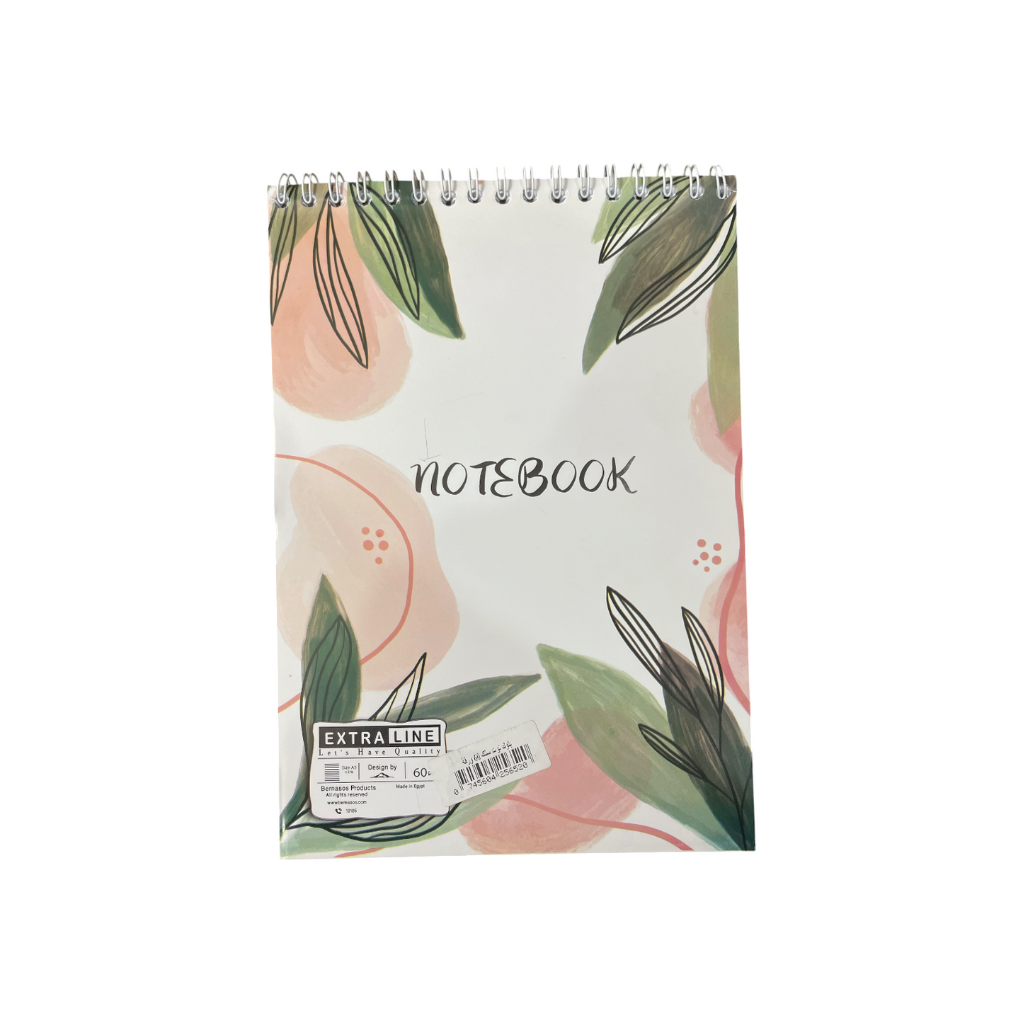 40/60 Sheets Extra Line Wired Notebook A5