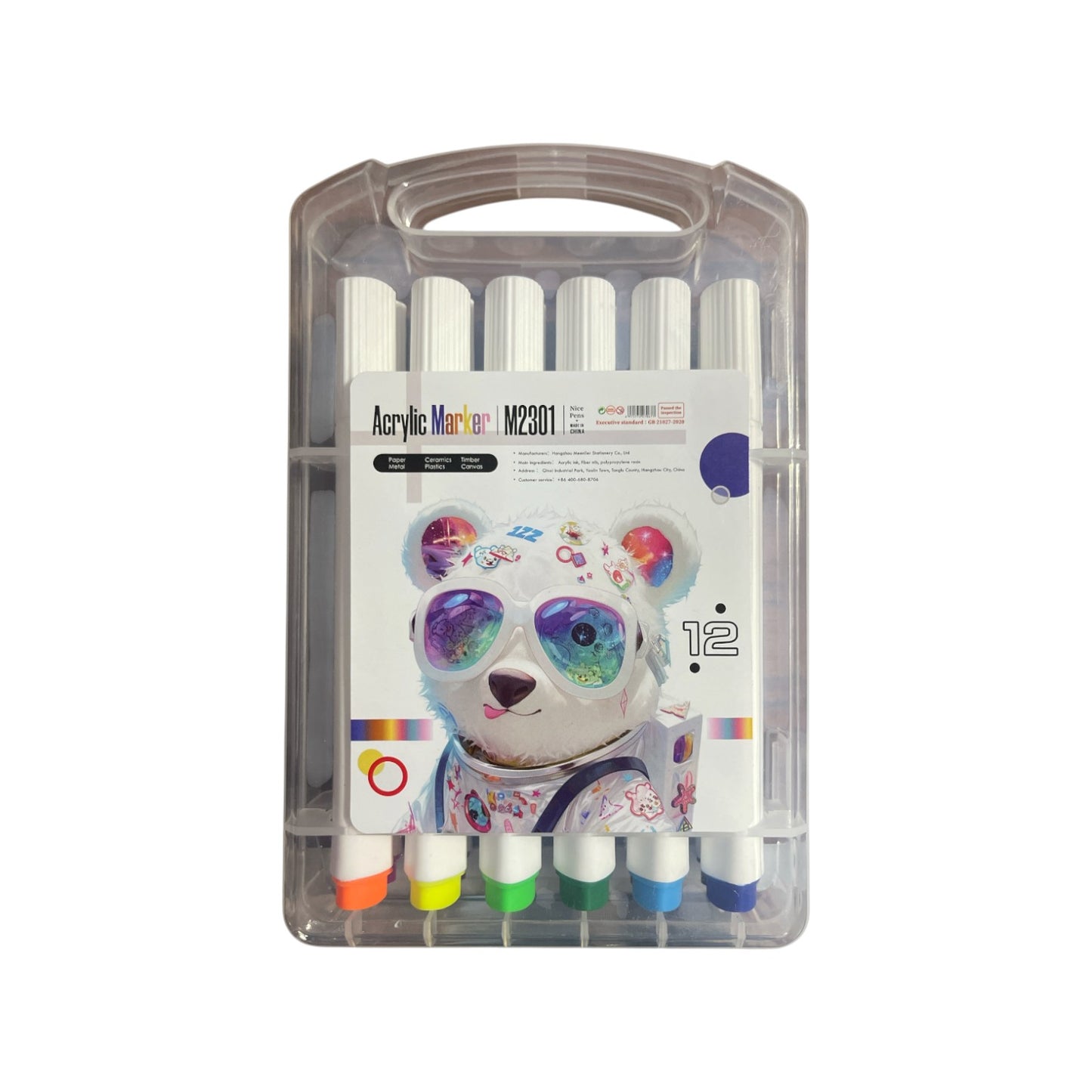 Acrylic Marker - Soft Tip, Water-Resistant Paint Pens