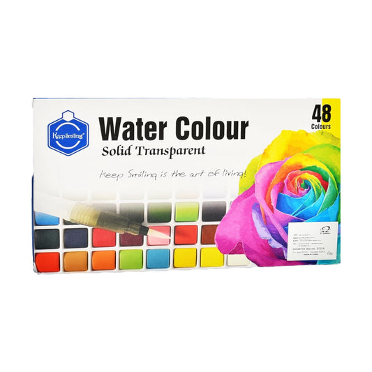 Keep Smiling High Quality Water Color Pack of 48