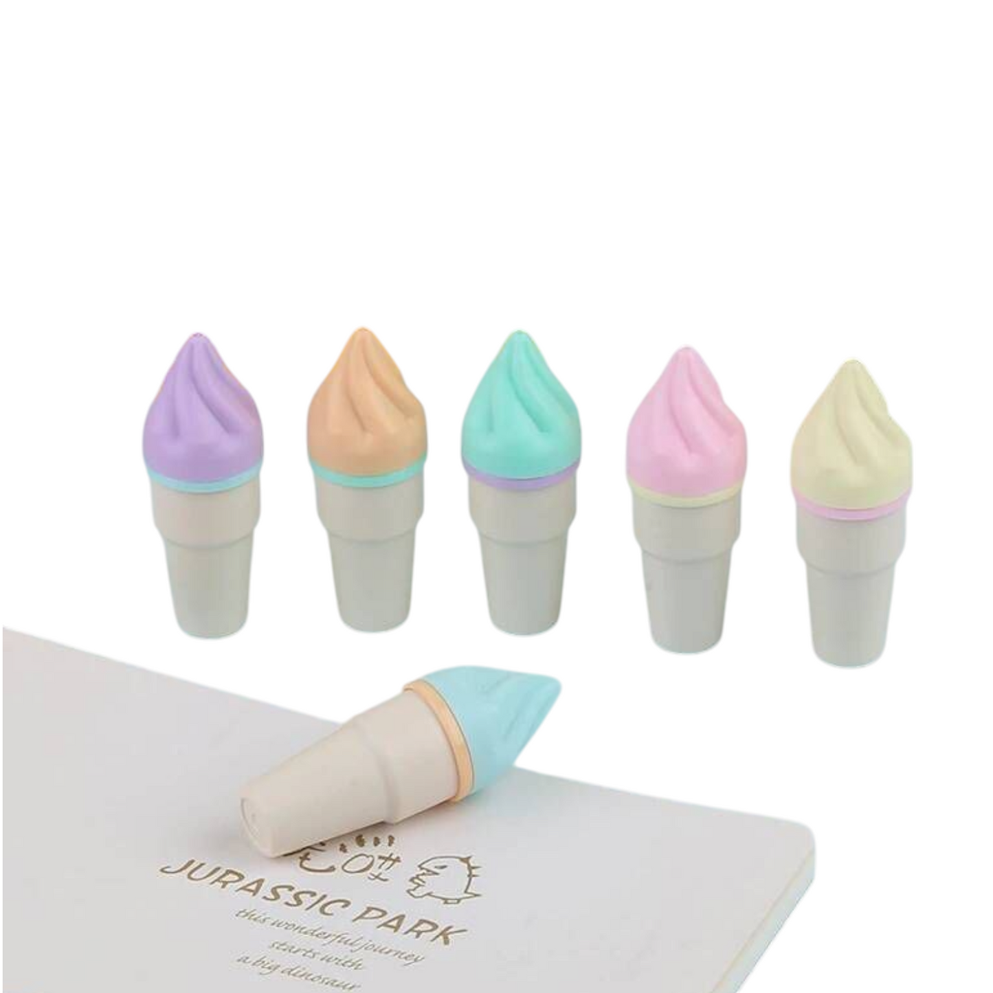 6 Mini Premium  Highlighter Pastel Marker