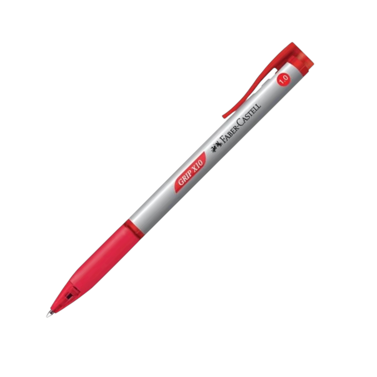Faber-Castell Ballpoint Pen, Multicolor, GRIPX10 - 1mm