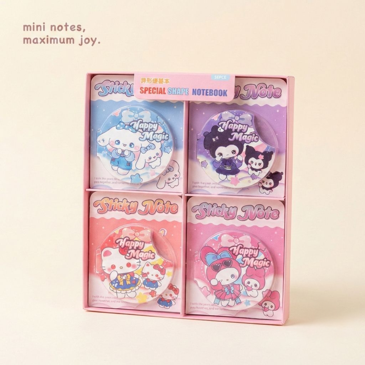 Happy Magic Special Shape Notebook - 1 unit