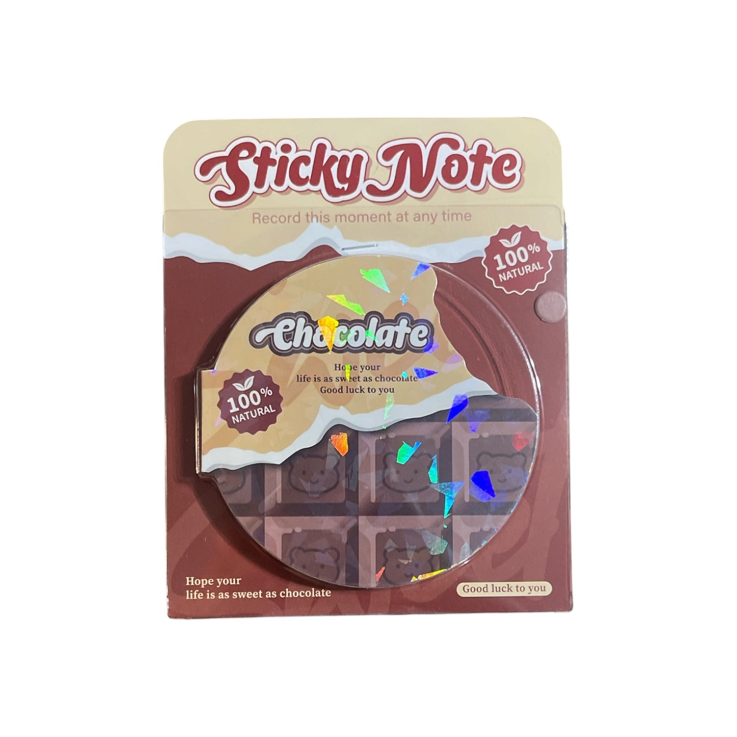 Chocolate Special Shape Notebook - 1 unit