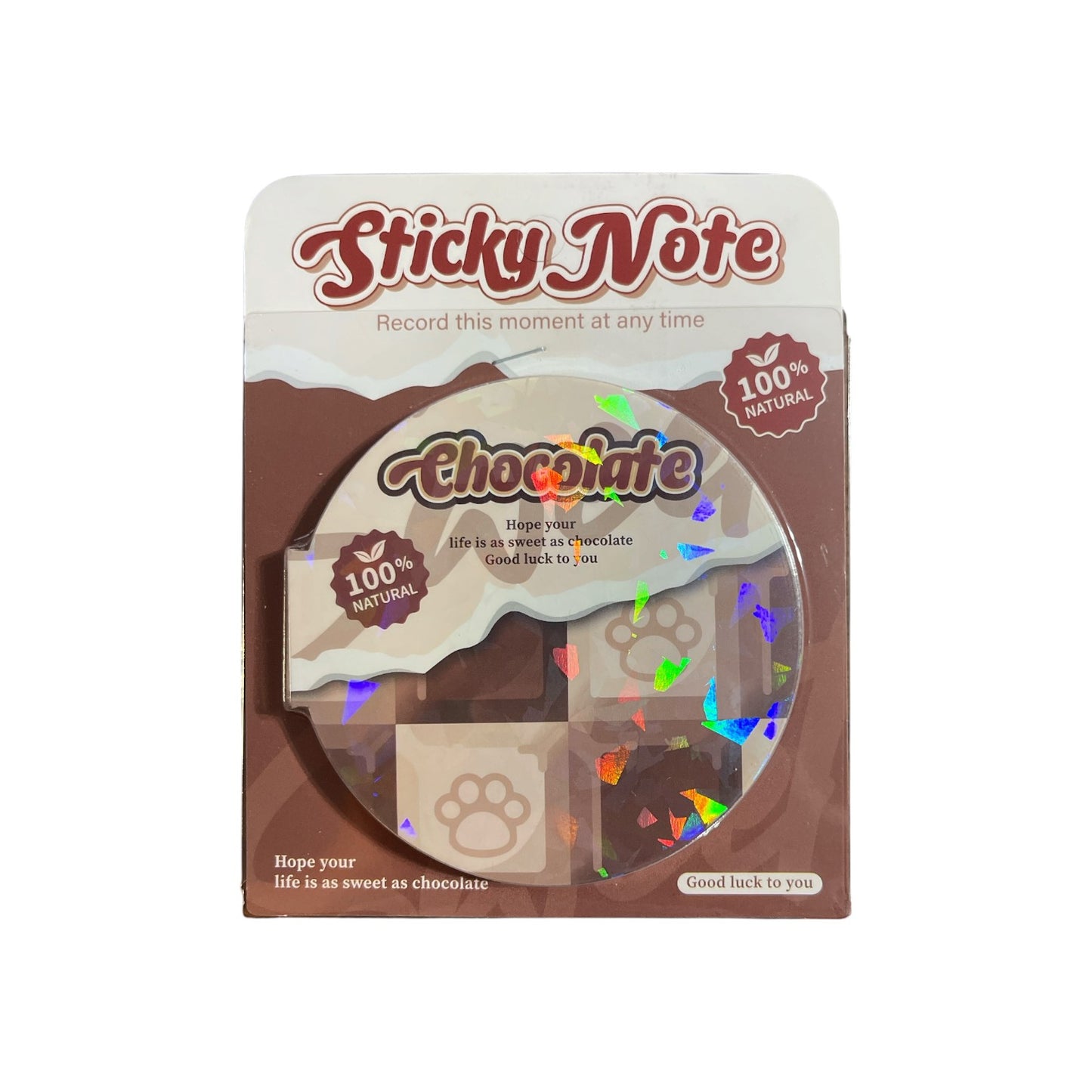 Chocolate Special Shape Notebook - 1 unit