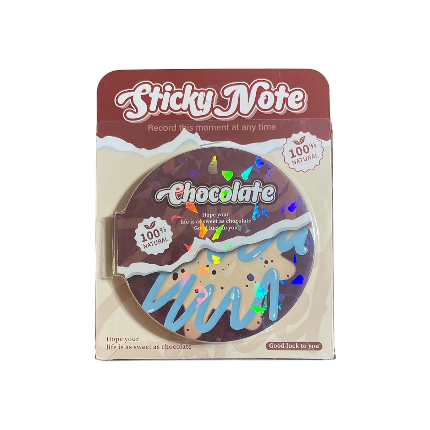 Chocolate Special Shape Notebook - 1 unit