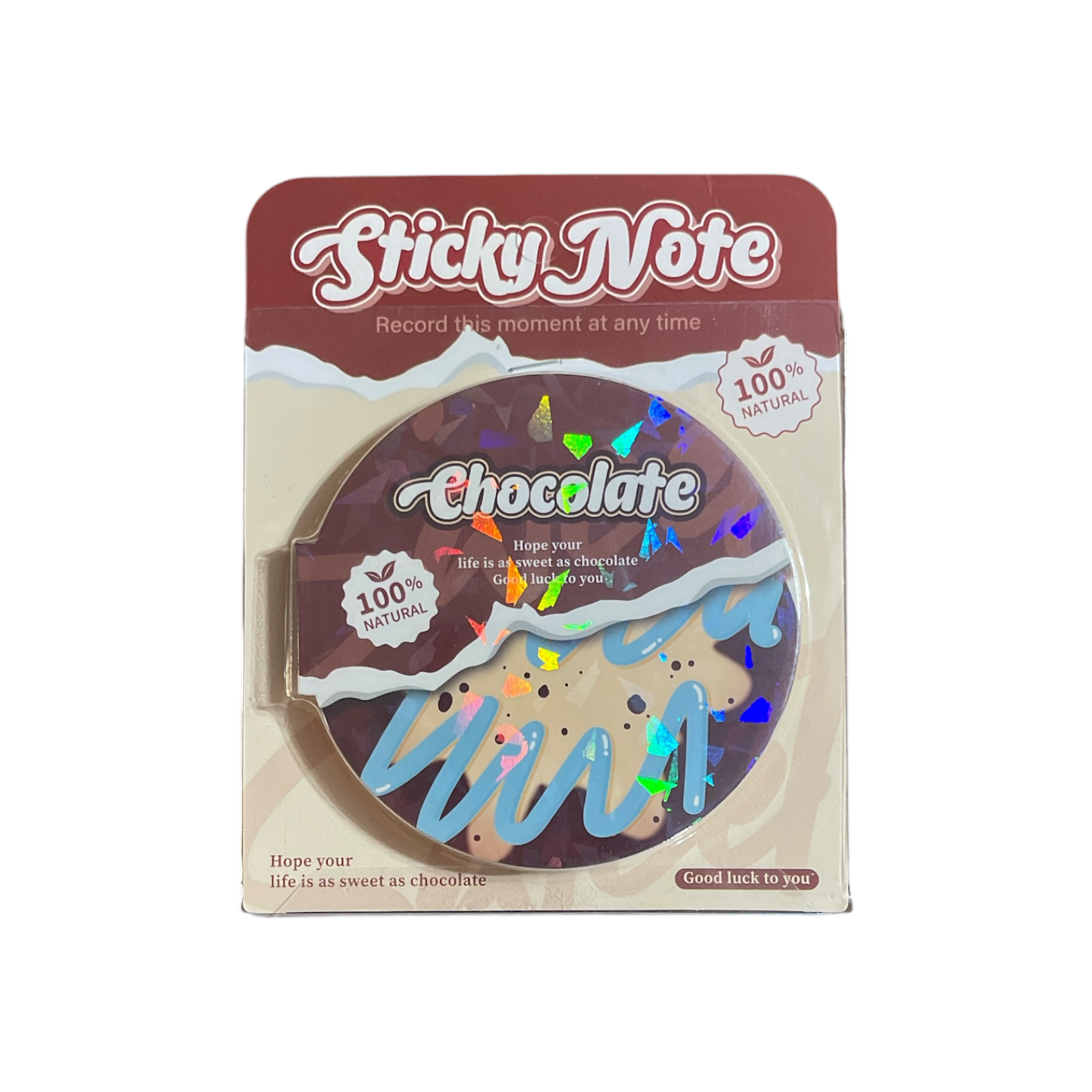 Chocolate Special Shape Notebook - 1 unit