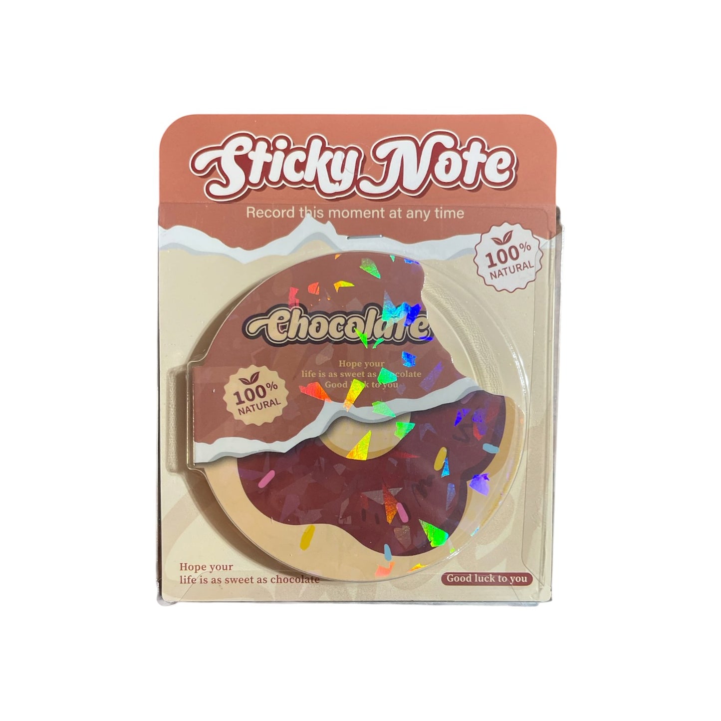 Chocolate Special Shape Notebook - 1 unit