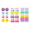 Subject 1 Name Tag Stickers