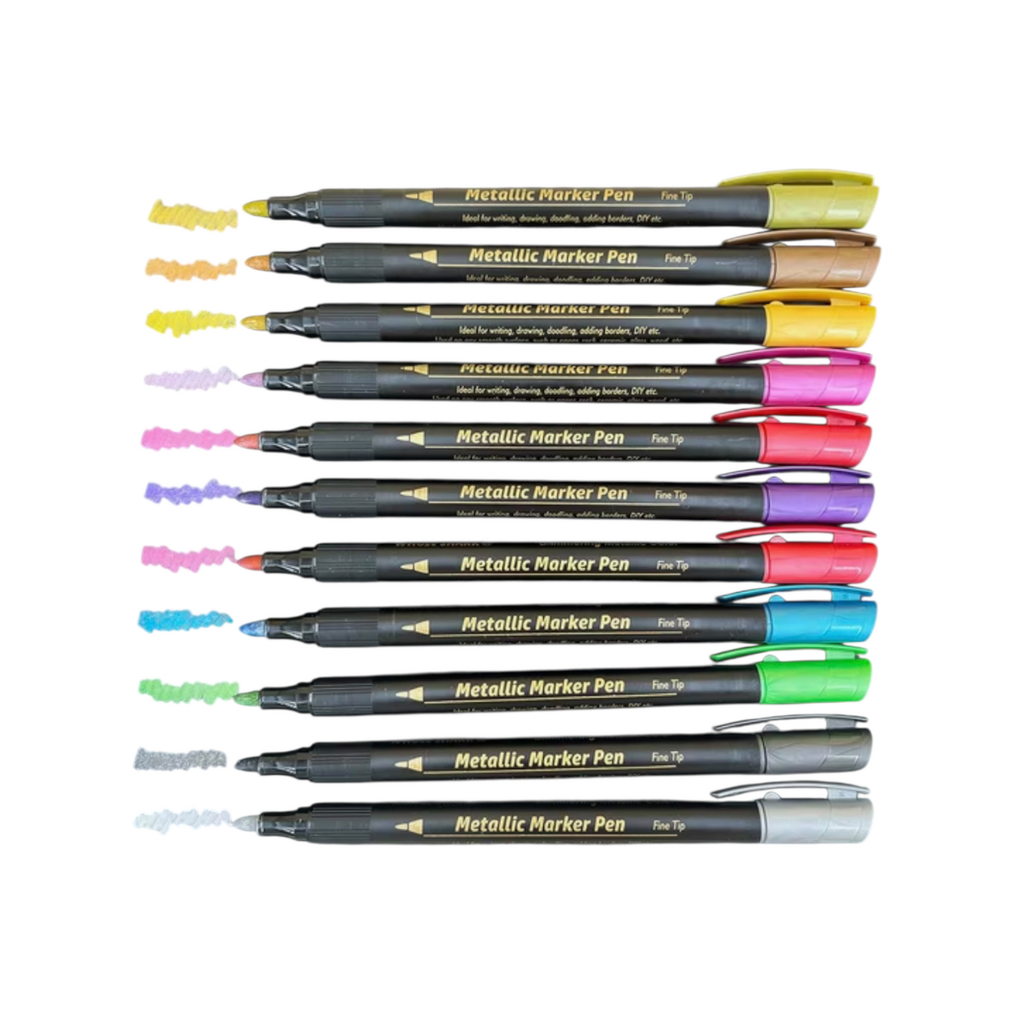 Metallic Color Pen Set 12