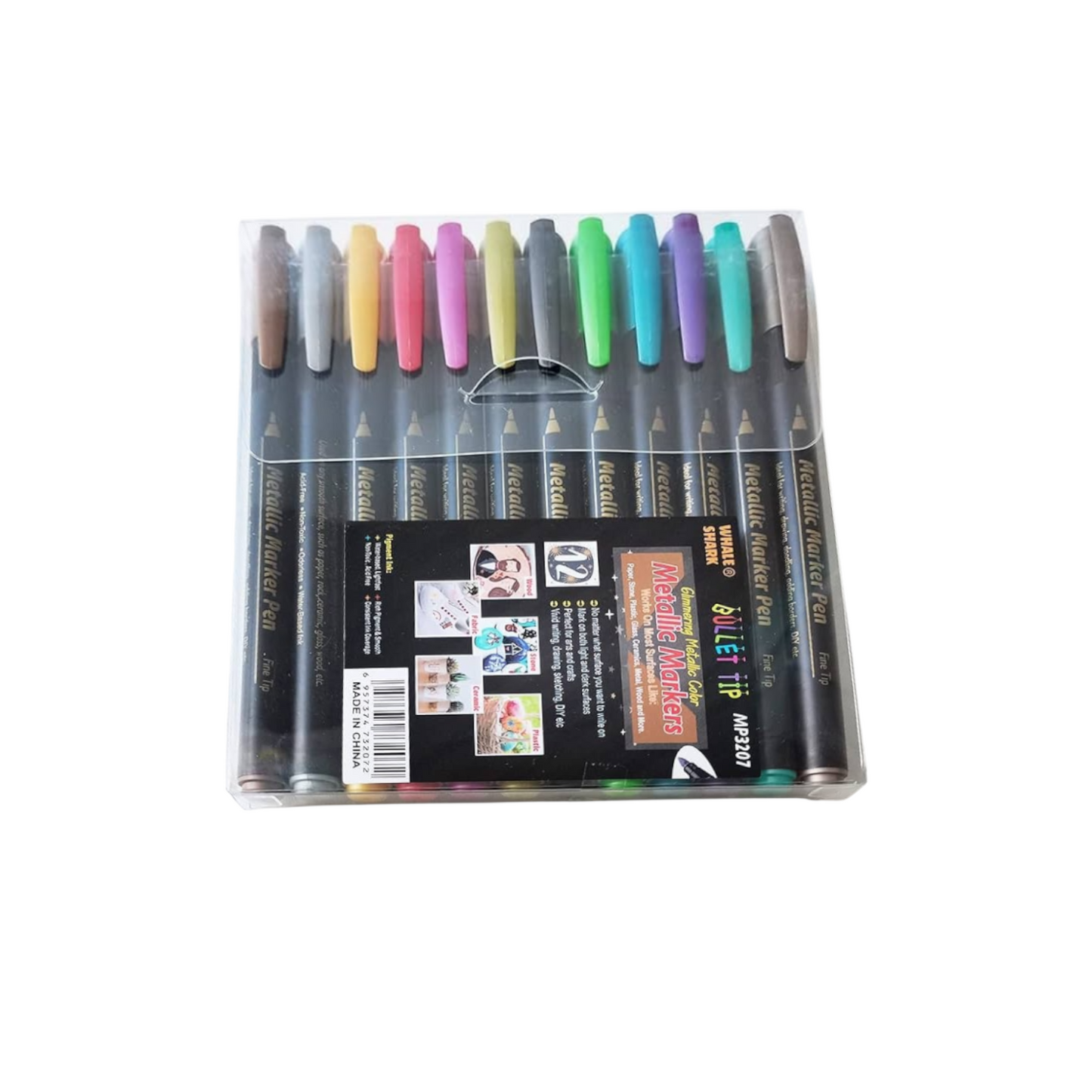 Metallic Color Pen Set 12