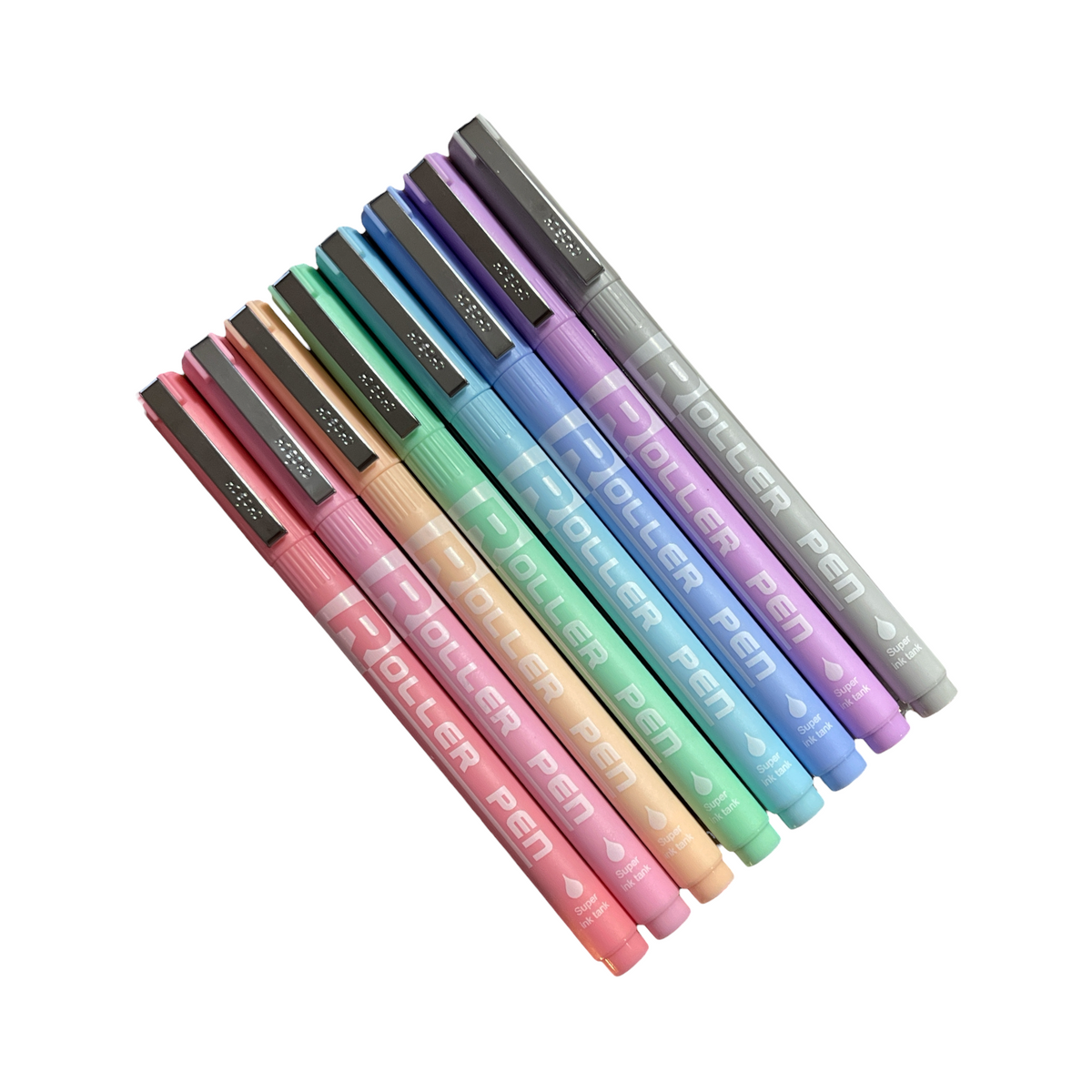 Chosch Roller Pen Set, 8 Pastel Colors CS-R456