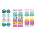 Princess Name Tag Stickers