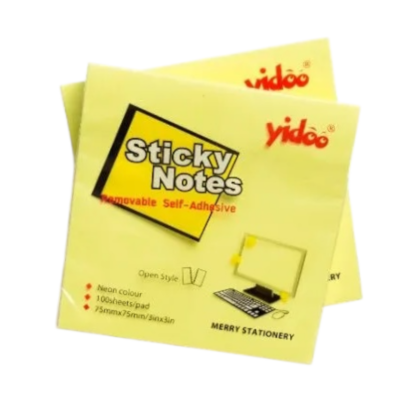 Post-it 4 Colors 75 × 75 mm 100 Sheets - Yidoo Model SN2644