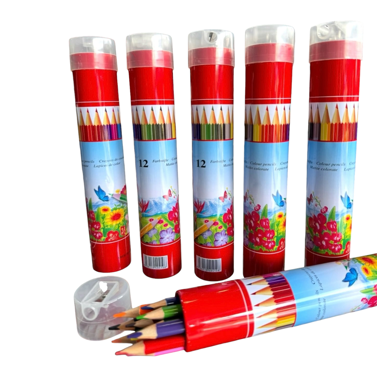 12/24 Coloring Pencils For School - Multi Color