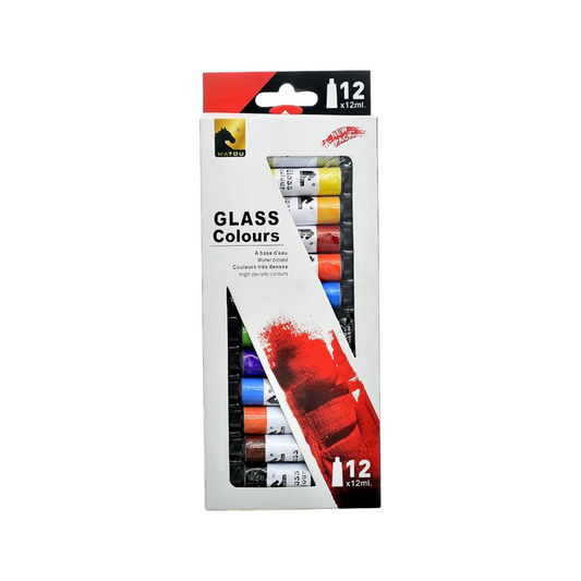 Matou Y-1363 High Quality Glass Colours 12 Tubes 12ml