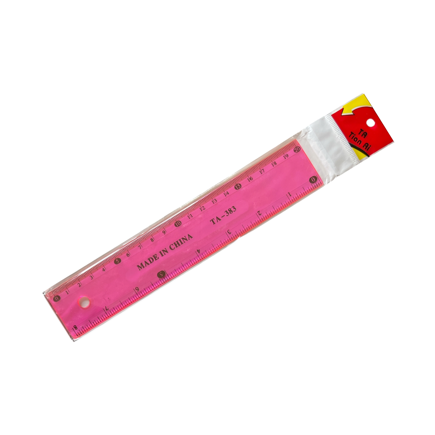 Ta-383 plastic 20 cm ruler