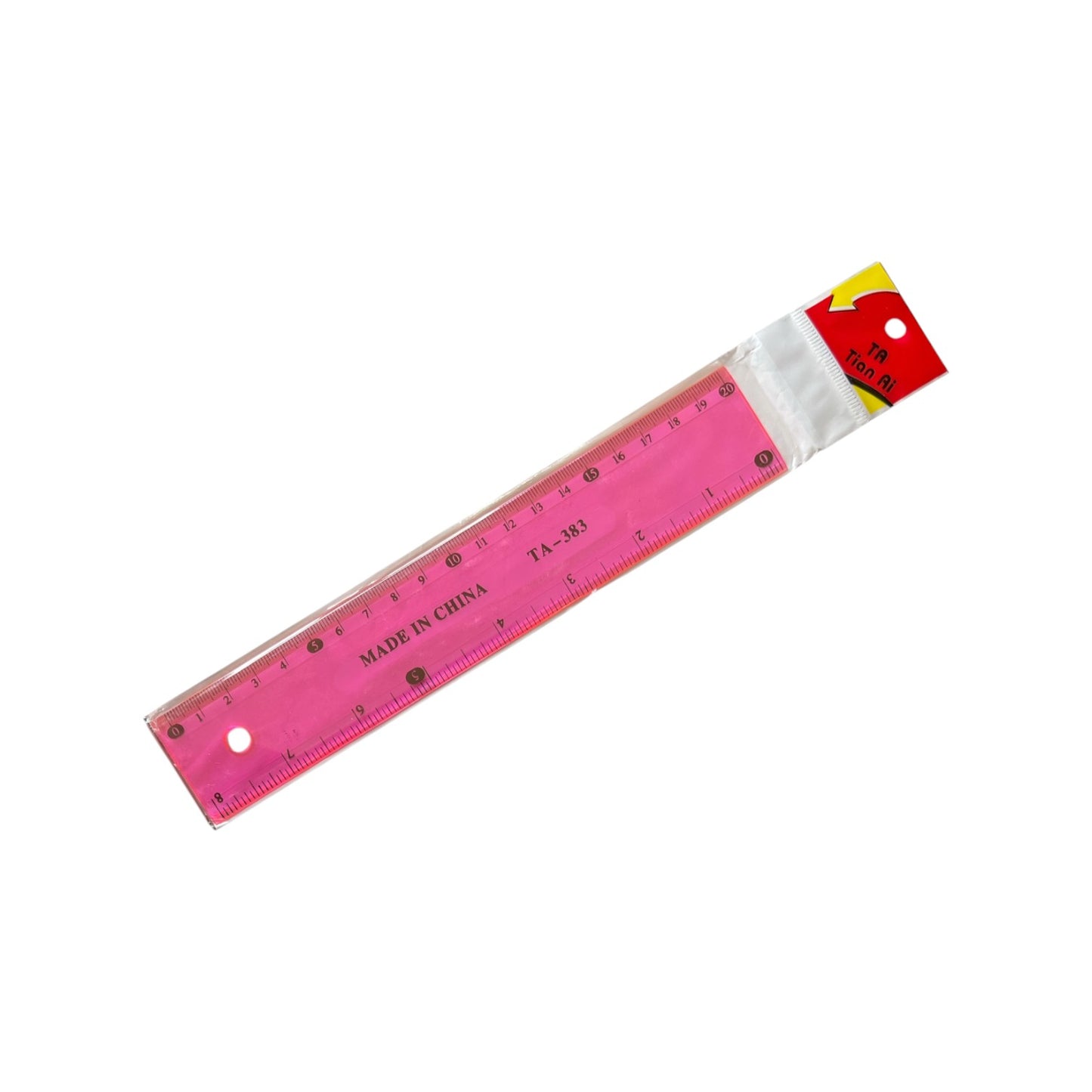 Ta-383 plastic 20 cm ruler