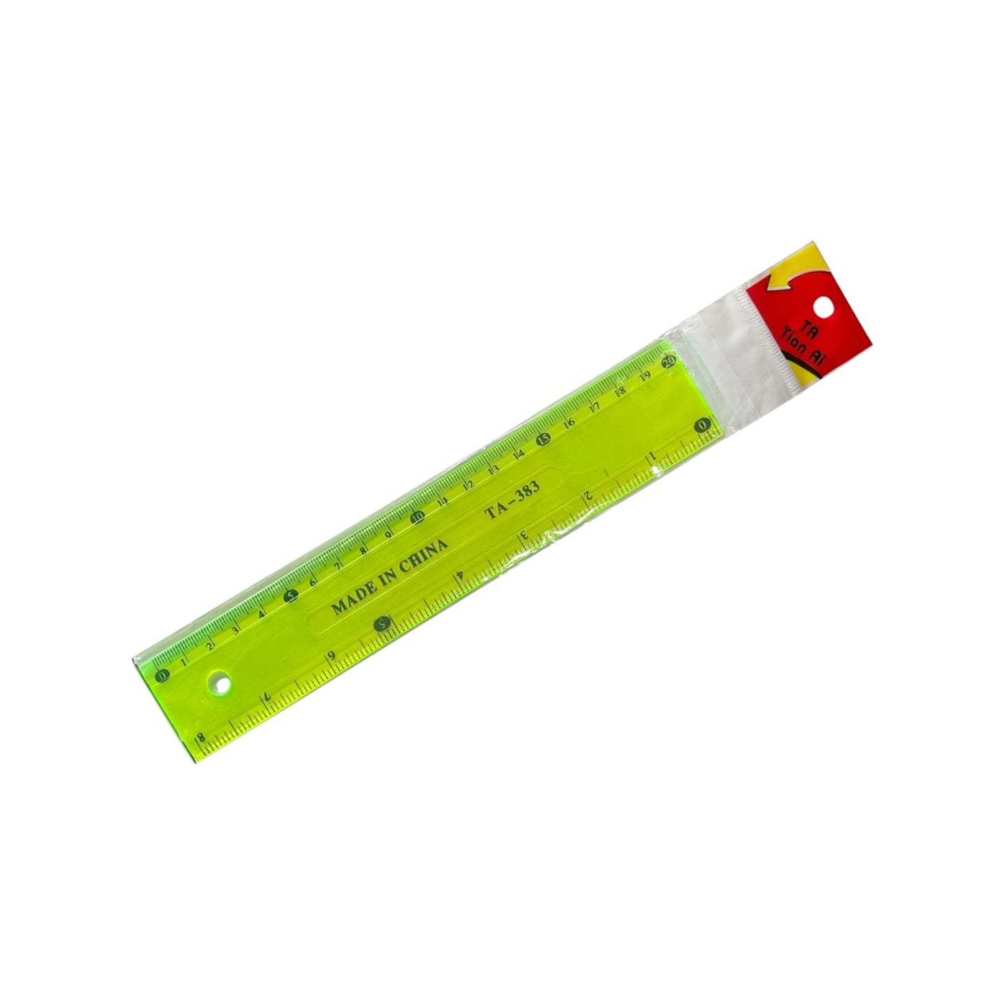 Ta-383 plastic 20 cm ruler