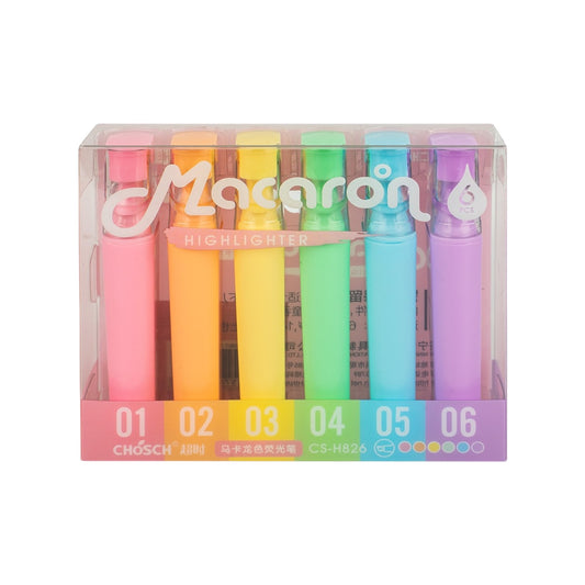 Highlighter Macron Pack of 6