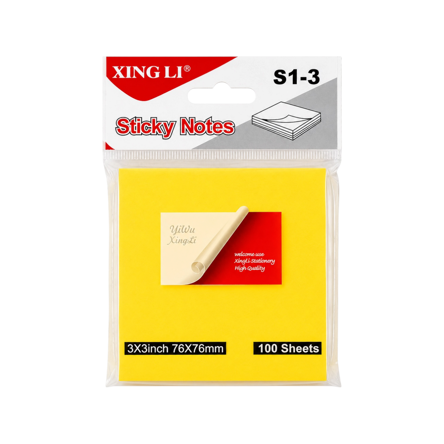 Xingli Sticky Note 100 Sheet 76 × 76 Mm Model S1-3