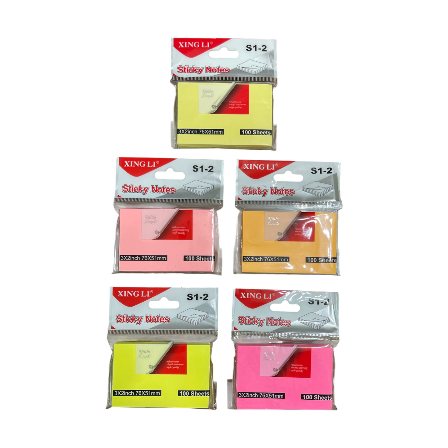 Xingli Sticky Note 100 Sheet 76× 51 Mm Lined Model S1-2