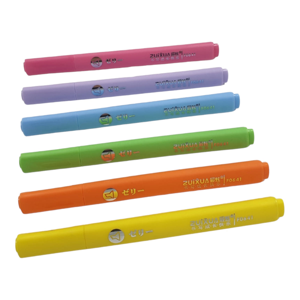 Zuixua Neon Highlighter set of 6 vibrant bright color highlighter