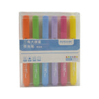 Zuixua Neon Highlighter set of 6 vibrant bright color highlighter