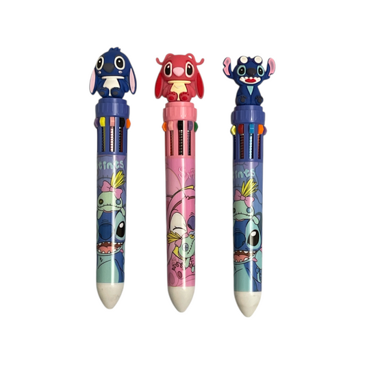 Stitch Creative 10 Colors Pen with Stitch Head