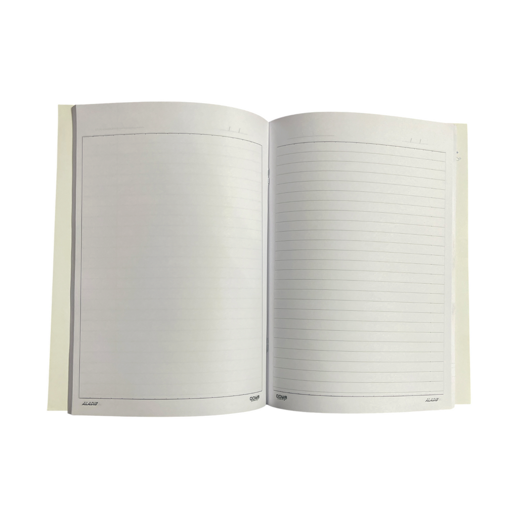 60 Sheets - 1 Lined Page 1 Plain Page Notebook 16×22.5 cm