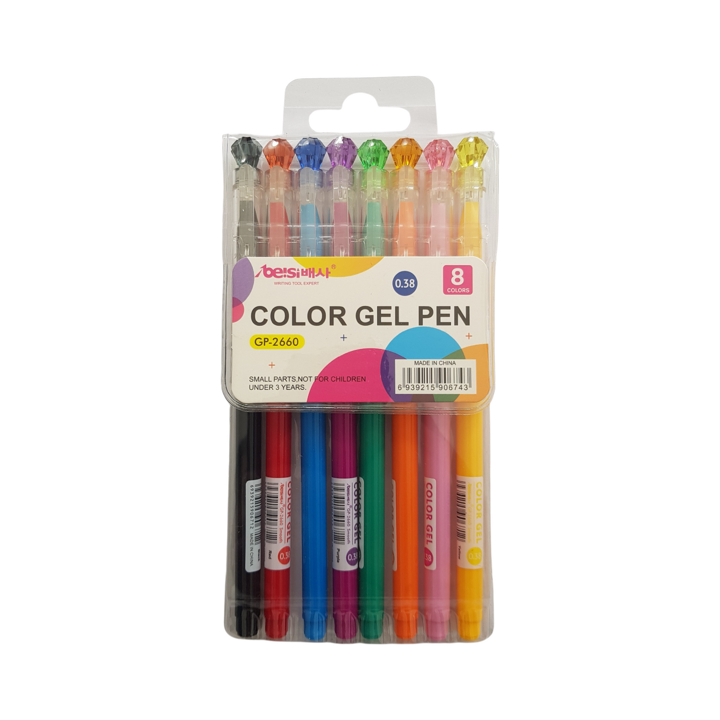 Color Gel Pen of 6/8/12 Set