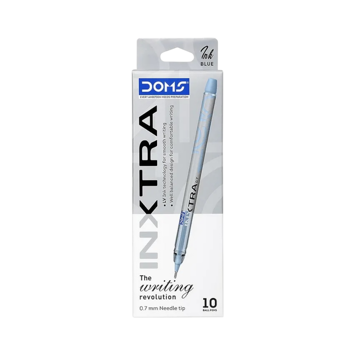 Doms Inxtra Ball Pen 0.7 mm - 10 Pens